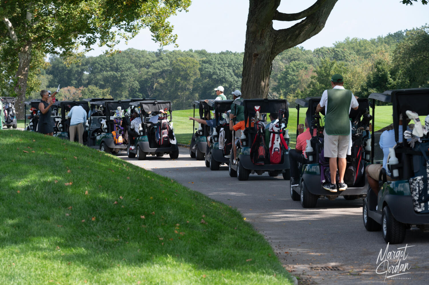 HJTEP GOLF convoy to course
