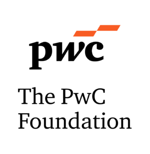 The Pw C Foundation NEW Brand Logo Lockup Vertical Color