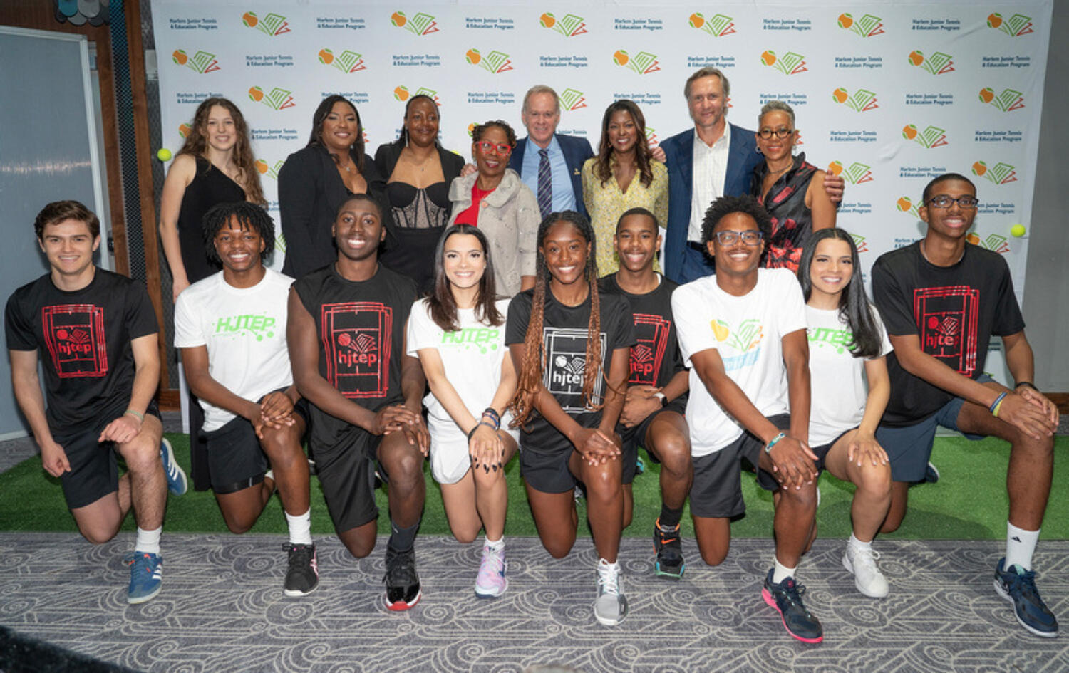 HJTEP Seniors and Celebrities in Tennis Attire 2023 Gala