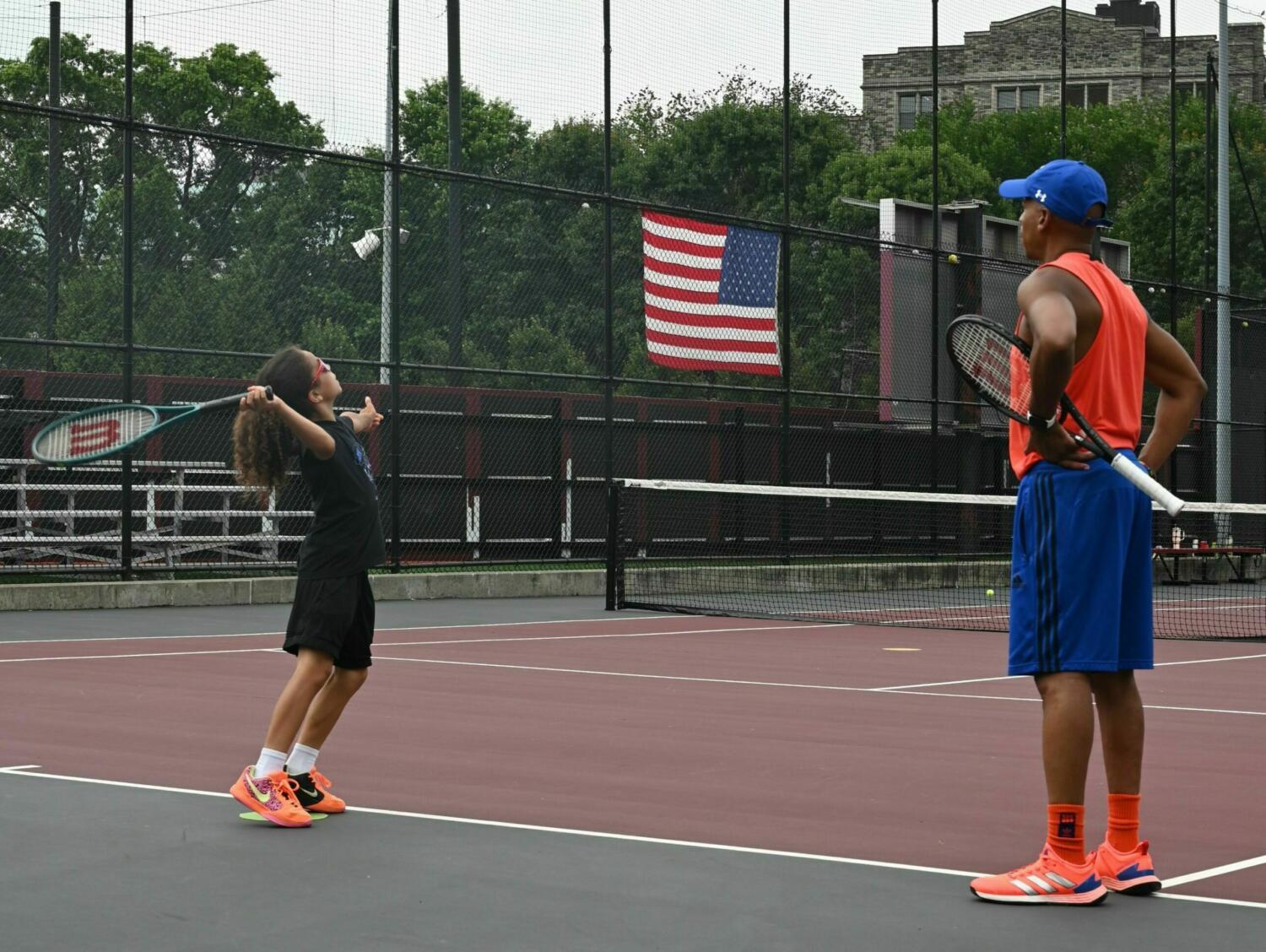 Serve practice summer